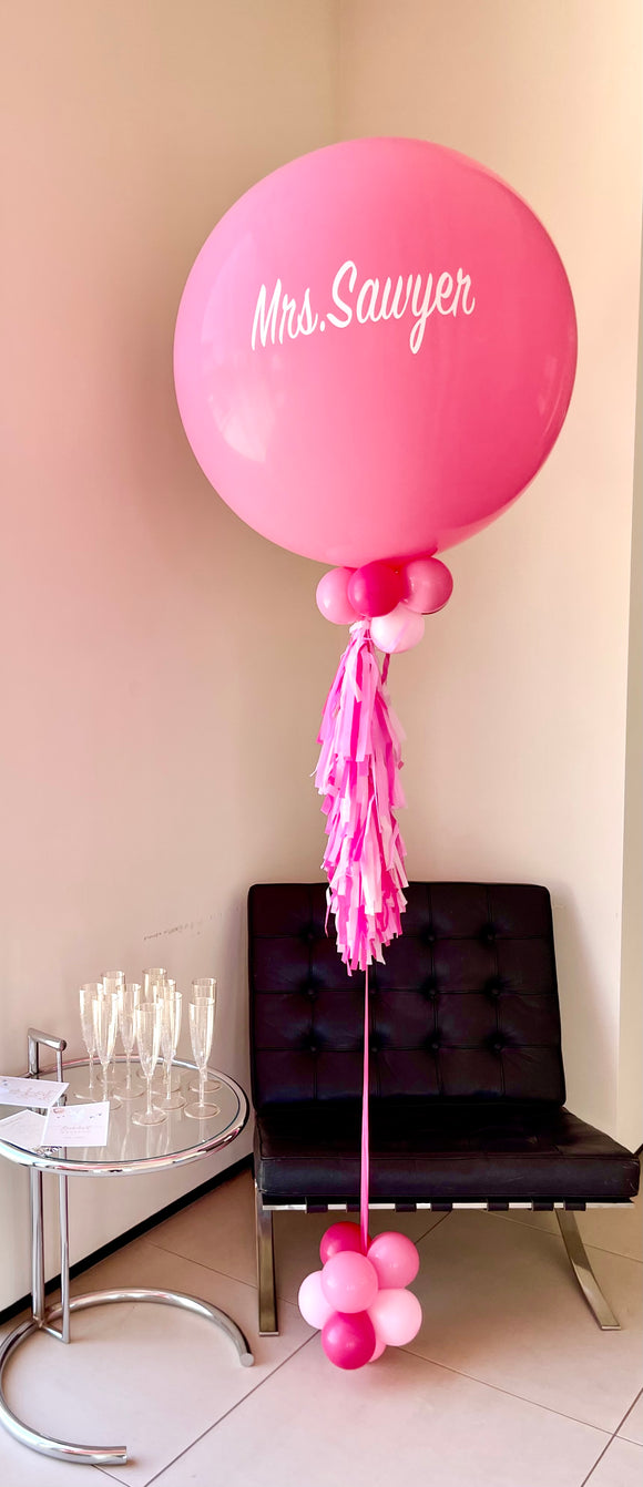 Personalized Jumbo Helium Balloon