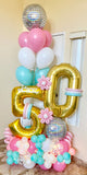 Deluxe Helium Themed Bouquet