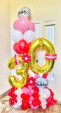 Deluxe Helium Themed Bouquet