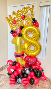 Deluxe Birthday Age Bouquet