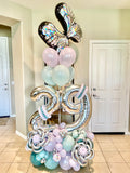 Deluxe Helium Themed Bouquet